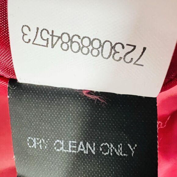 London Fog Gorgeous Red Wool Blend Satin Lined Pea Coat Gilmore Girls - Size XL - Picture 10 of 10